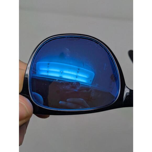 RetroSuperFuture Classic Sunglasses Black/Blue/Purple Mirror 55mm - Picture 9 of 9